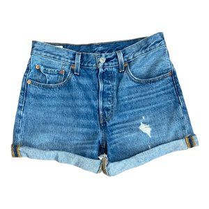 Levi's 501 Jean Shorts Big E Red Tab 26